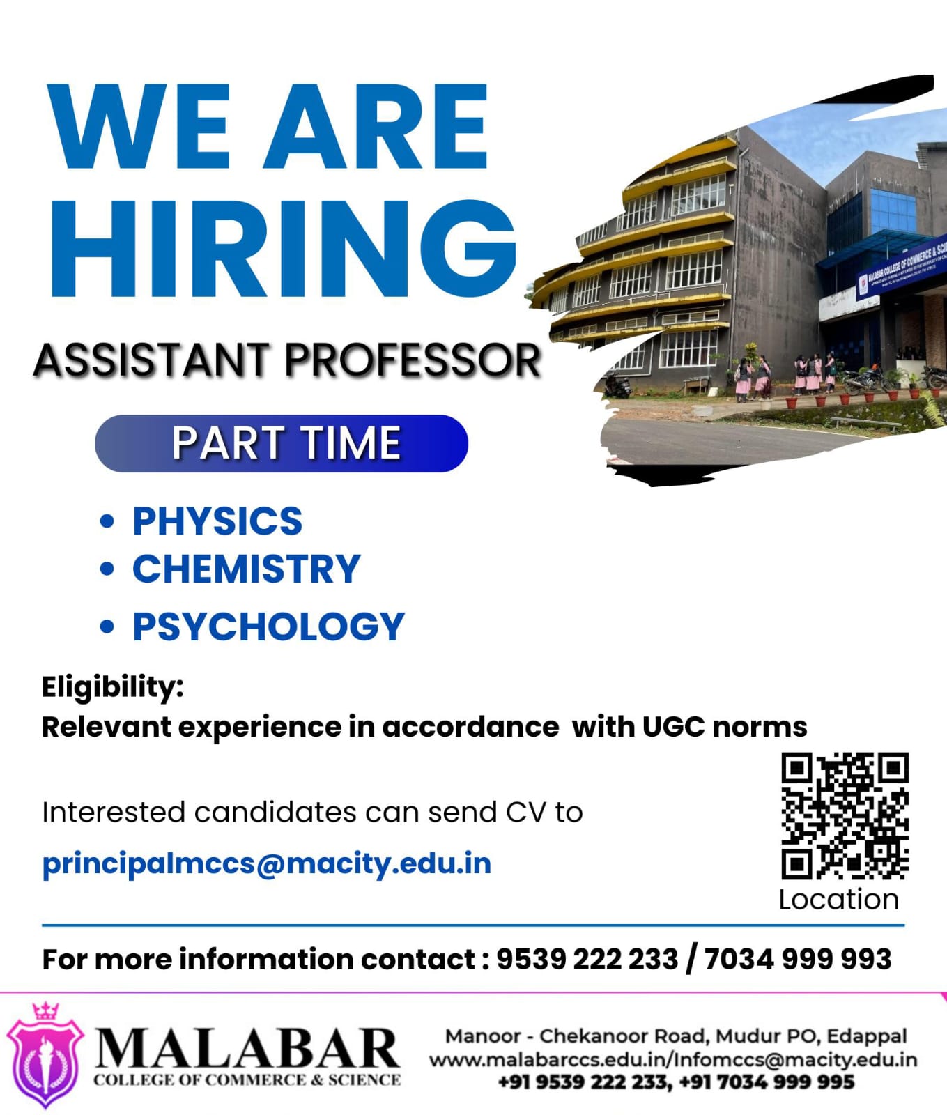 Assistant Professor (Part time)